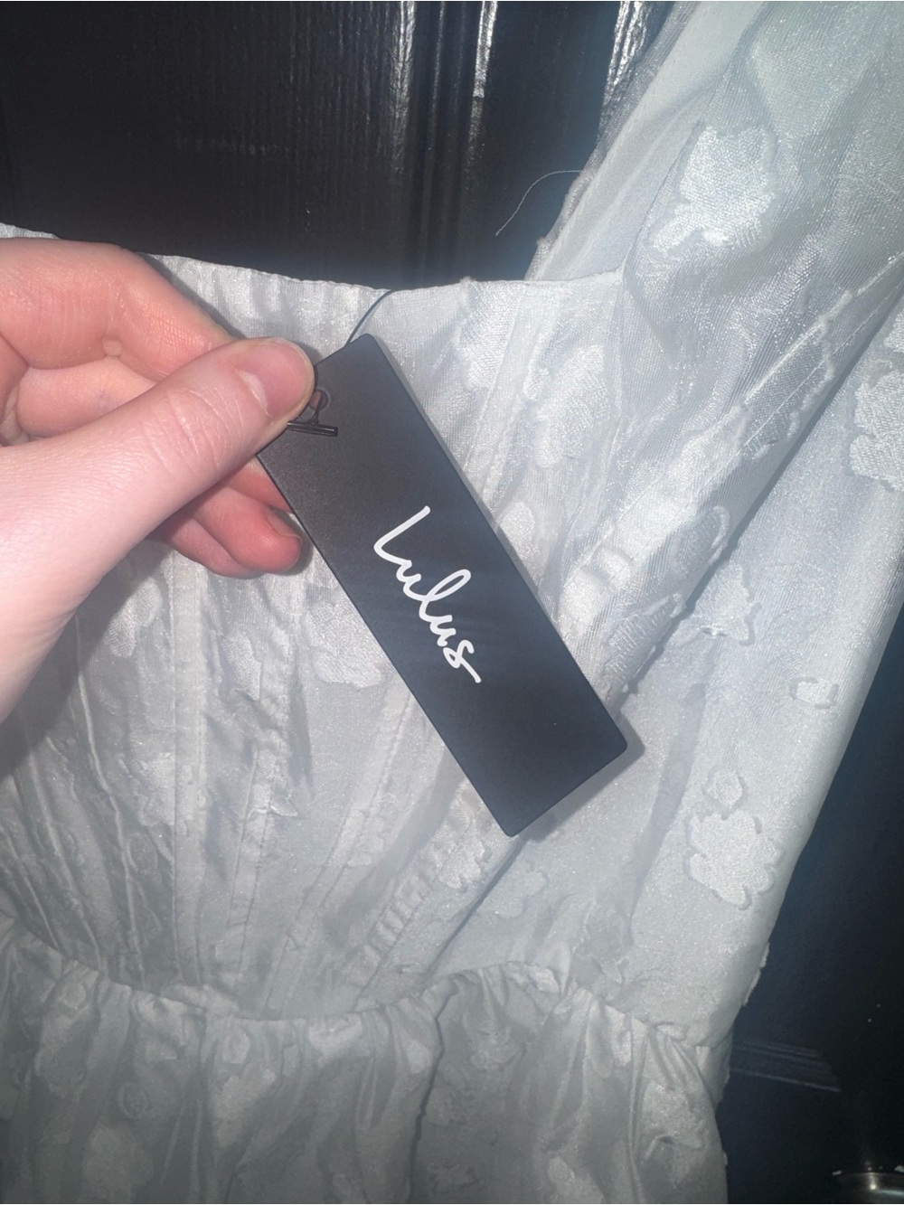Lulu's White Tiered Midi Dress with Square Neck - Picture 7 of 9